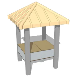 Sand Hut with Casa Grande Roof