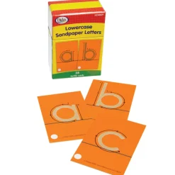 Sandpaper Letter Set Upper Case and Lower Case Letters