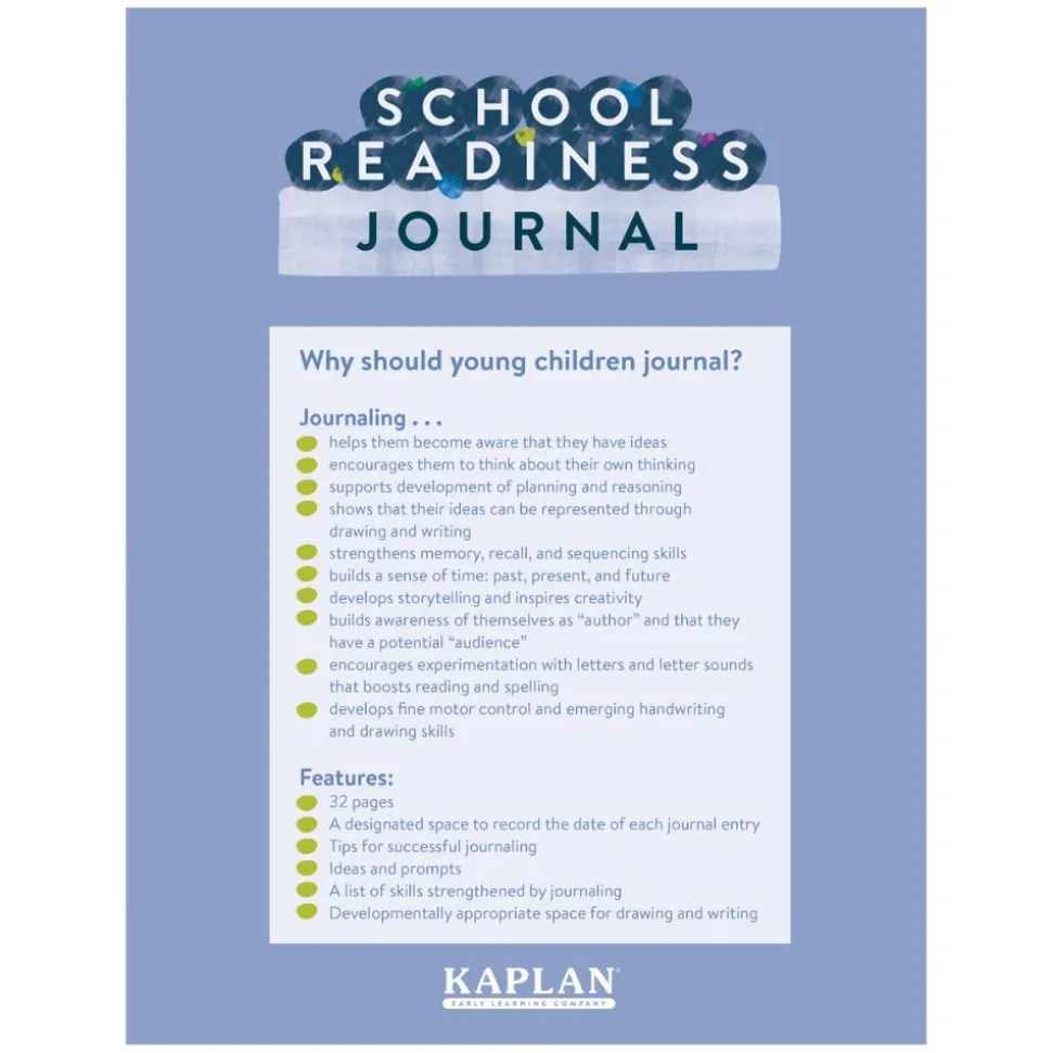 School Readiness Journals Set of 10