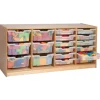 4 Section Cabinet With Trays