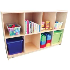 8 Section Low Backpack Cubby