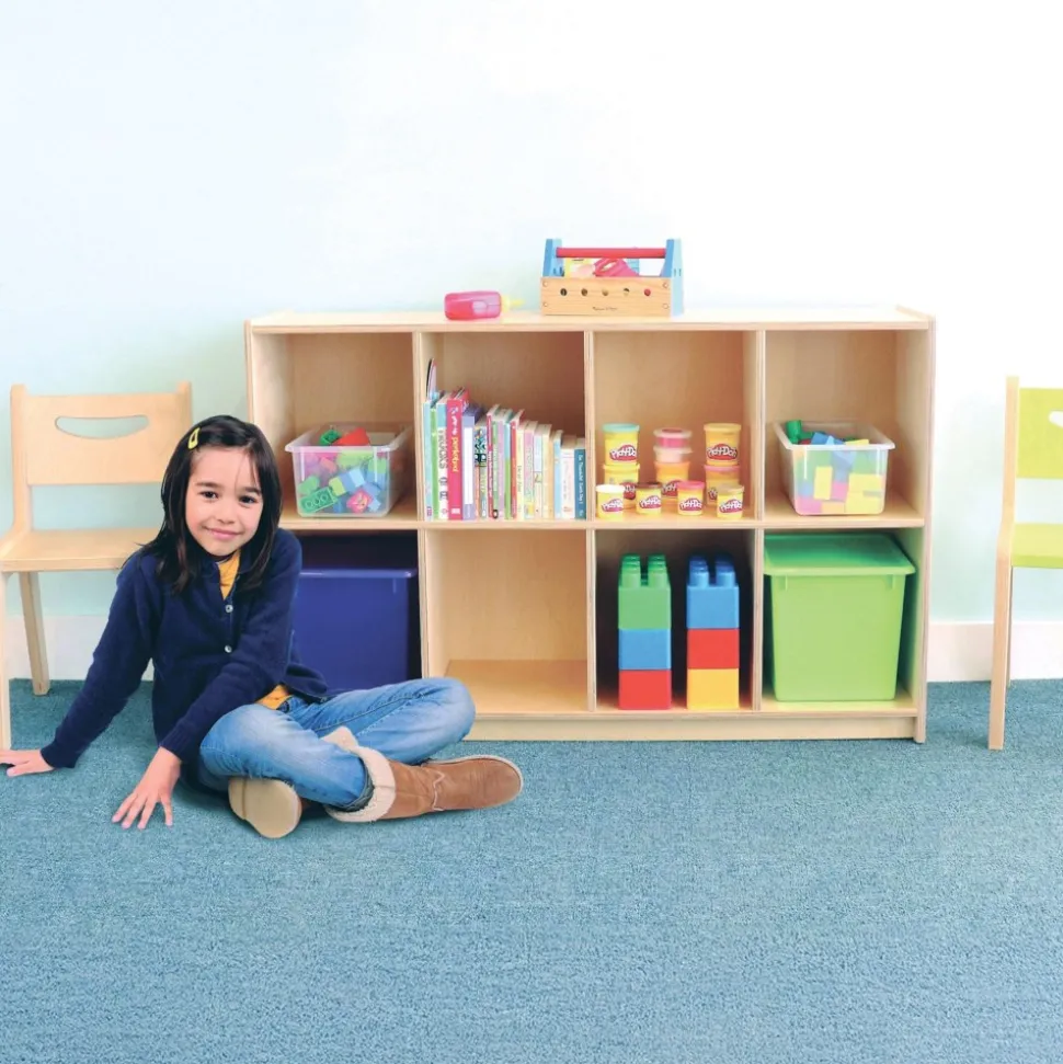 8 Section Low Backpack Cubby