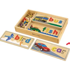 See and Spell Early Vocabulary Puzzles