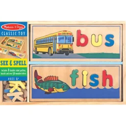 See and Spell Early Vocabulary Puzzles