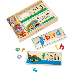 See and Spell Early Vocabulary Puzzles