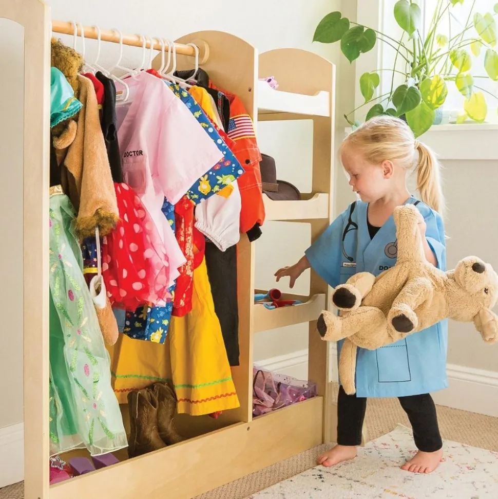 See and Store Dress-Up Center Natural