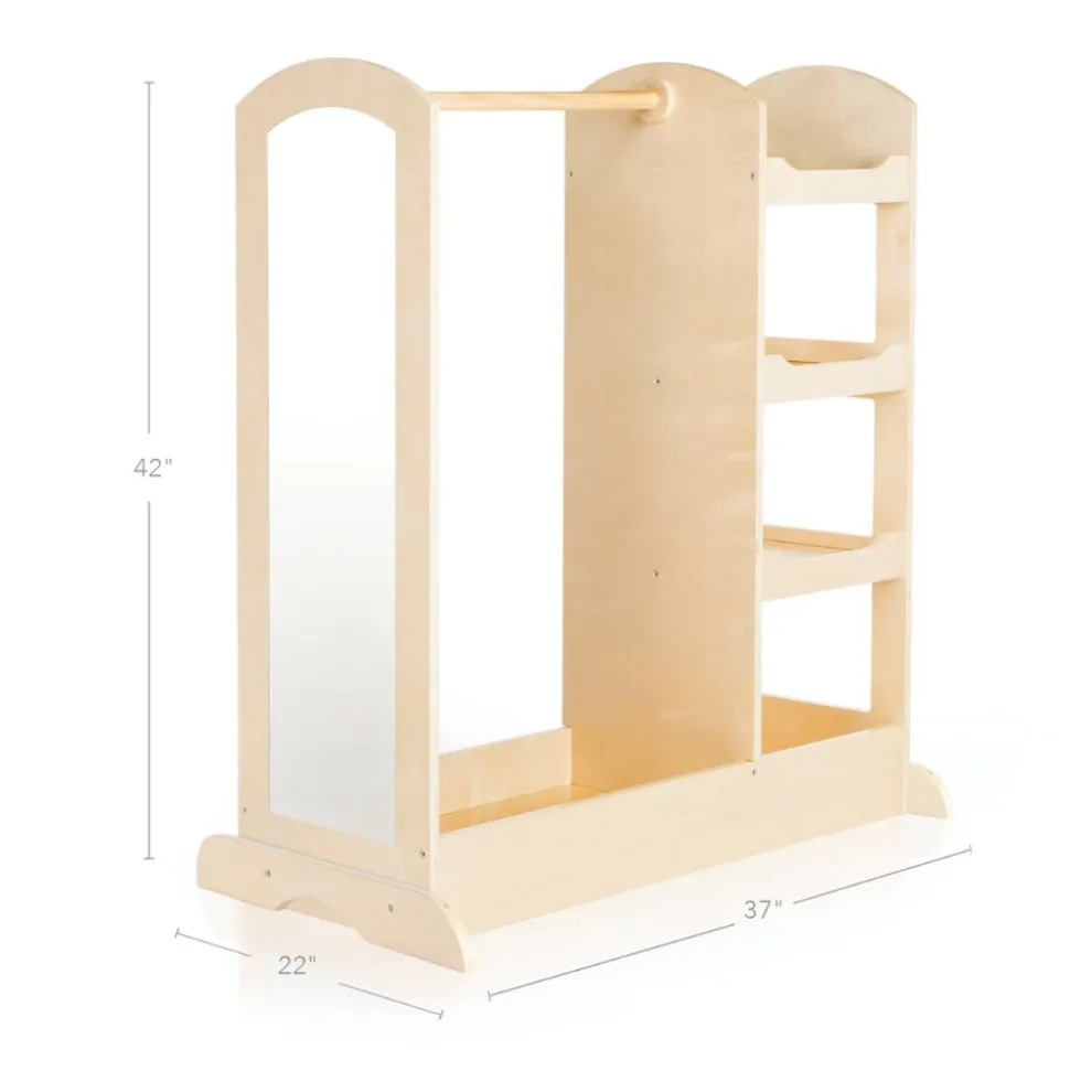 See and Store Dress-Up Center Natural