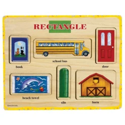 Self-Correcting Shapes Puzzles Set of 6