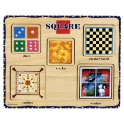 Self-Correcting Shapes Puzzles Set of 6