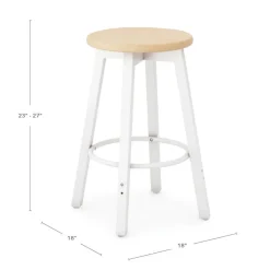 Sense of Place Adjustable High-Top Stool