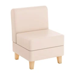 Sense of Place Cozy Corner Couch, Lounge Chair, and Ottoman