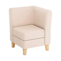 Sense of Place Cozy Corner Couch, Lounge Chair, and Ottoman