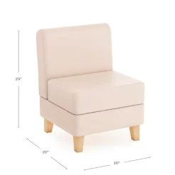 Sense of Place Cozy Corner Couch, Lounge Chair, and Ottoman
