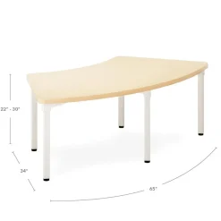 Sense of Place Curved Collaboration Table