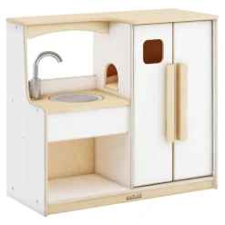 Sense of Place for Wee Ones Sink and Refrigerator Kitchen