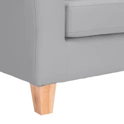 Sense of Place Gray Vinyl Couch and Chair