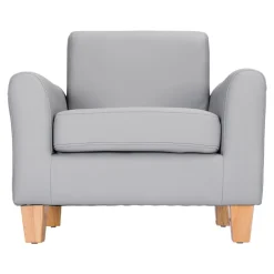 Sense of Place Gray Vinyl Couch and Chair