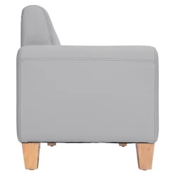 Sense of Place Gray Vinyl Couch and Chair