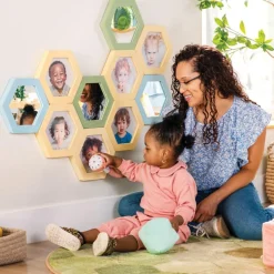 Sense of Place Hex Wall System Frames and Mirrors
