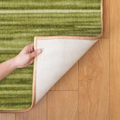 Sense of Place Nature's Stripes Carpet Green Rectangle