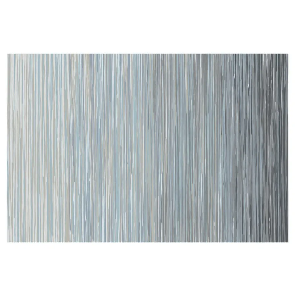 Sense of Place Nature's Stripes Carpet Blue Rectangle