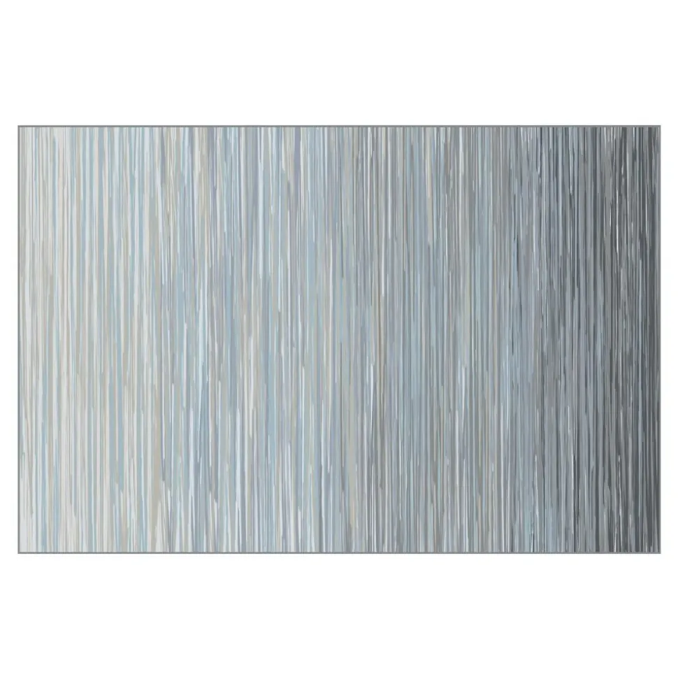 Sense of Place Nature's Stripes Carpet Blue Rectangle