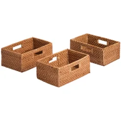 Sense of Place Rectangular Storage Baskets Set of 3
