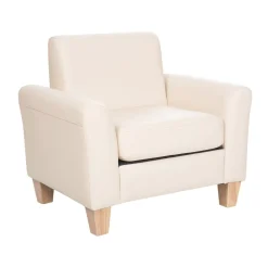 Sense of Place Tan Vinyl Couch and Chair
