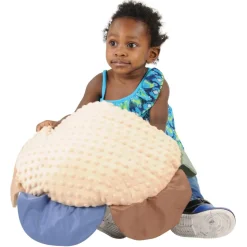 Sensory Flower Pillow Natural Woodland Colors
