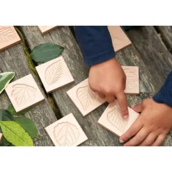 Sensory Leaf Tiles Set of 12