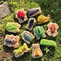 Sensory Play Stones: Bugs 12 Pieces