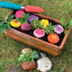 Sensory Play Stones: Flowers 8 Pieces
