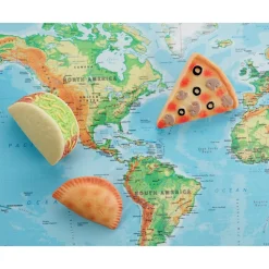 Sensory Play Stones: Foods of The World 8 Pieces