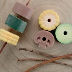 Sensory Play Stones: Threading Kebabs 12 Pieces