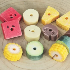 Sensory Play Stones: Threading Kebabs 12 Pieces