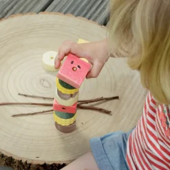 Sensory Play Stones: Threading Kebabs 12 Pieces