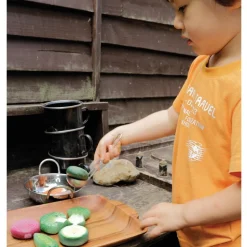 Sensory Play Stones: Vegetables 8 Pieces