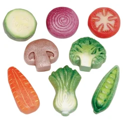 Sensory Play Stones: Vegetables 8 Pieces