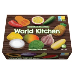 Sensory Play Stones: World Kitchen 20 Pieces