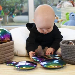 Sensory Reflective Buttons Color Burst 7 Pieces