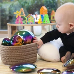 Sensory Reflective Color Burst Balls 4 Pieces