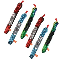 Sequin Snake Slap Bracelets