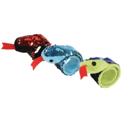 Sequin Snake Slap Bracelets