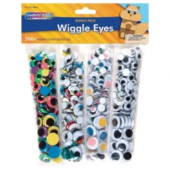 4 Sets of 500 Wiggly Eyes 2,000 Pieces