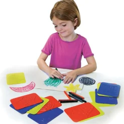 Shapes Rubbing Plates Set of 16