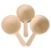 Short Handled Wooden Spoons Set of 3