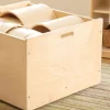 4-Sided Block Storage Box on Wheels