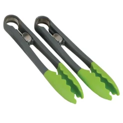 7" Silicone Mini Tongs Set of 2