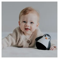 Silicone Penguin Wobble with Chimes