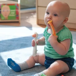 Silicone Tube Teethers Set of 4